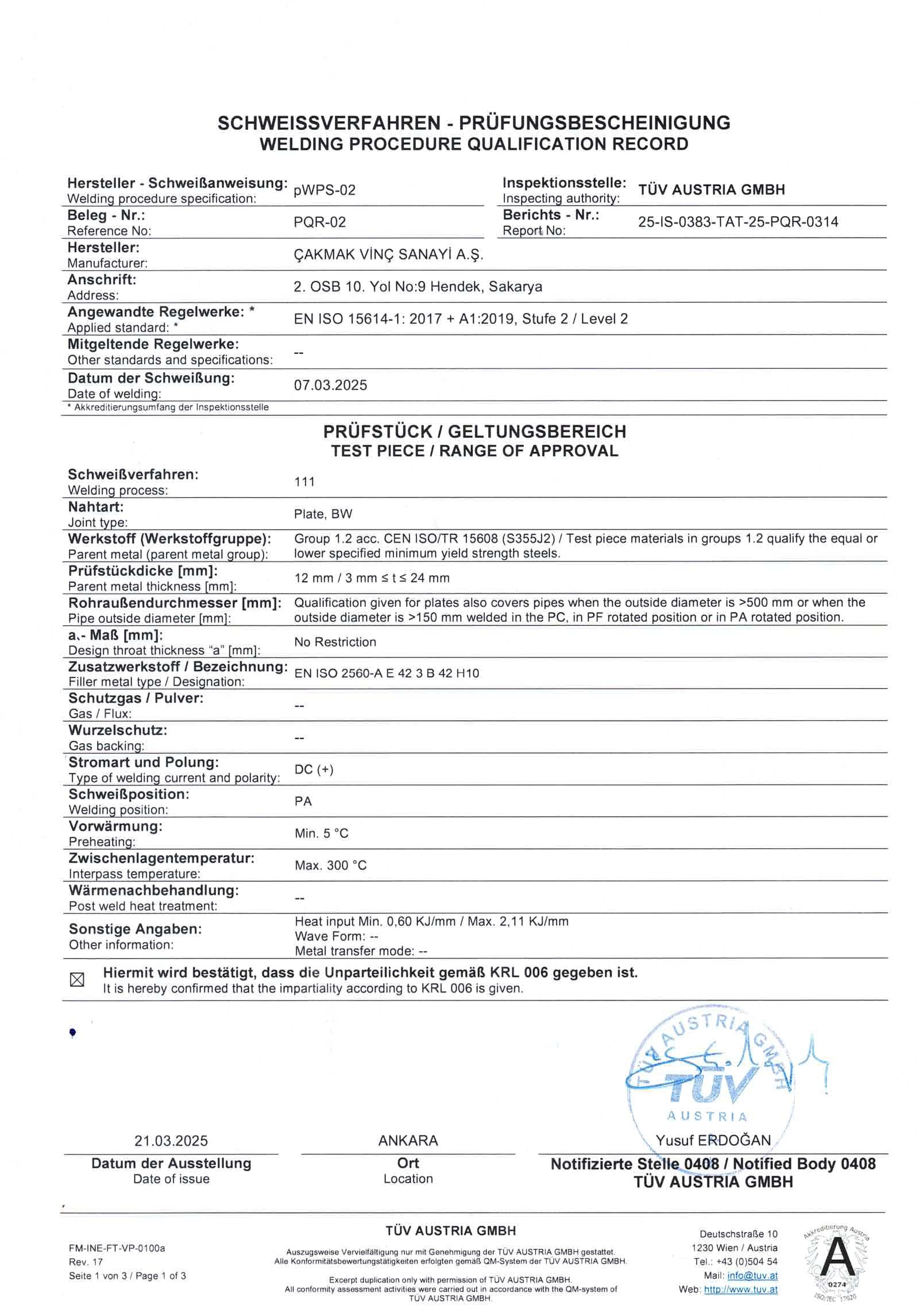 Certificate 7